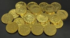 1883 Racketeer Nickel - Gold Enhanced
