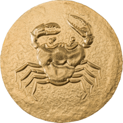 2022 Ancient Greece Crab Akragas 0.5 g .9999 Gold
