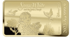 2023 Solomon Islands Disney Snow White 1/100 oz Gold Bar
