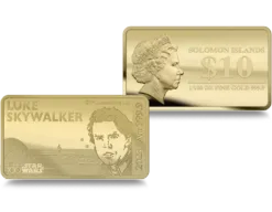 2023 Star Wars Luke Skywalker Au .9999 1/100oz Gold Proof-like Bar