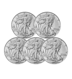 2025 Silver Eagle - 5 Pack - Brilliant Uncirculated