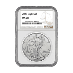 2025 Silver Eagle NGC MS70
