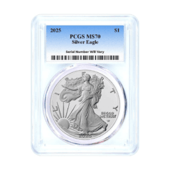 2025 Silver Eagle PCGS MS70
