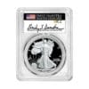 2025-W Silver Eagle – Emily Damstra Signature Label – PCGS PR70 DCAM AR