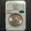 1924 Peace Silver Dollar certified NGC MS64 Toned CAC.