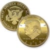 Donald Trump Gold Coin 2020 with Certificate of Authenticity, Again President Co