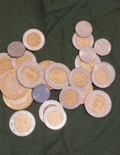 Mexican Coin Bulk Lot Pesos Centavos Aztec calendar
