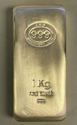 1 Kilo 32.15 oz. Silver Bar .999 Fine Silver 1kg Bar - Mint Hallmark Varies