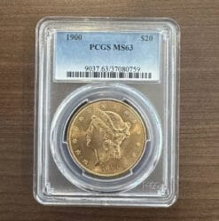 1900 Liberty Head Double Eagle Gold $20 - MS 63 PCGS Certified