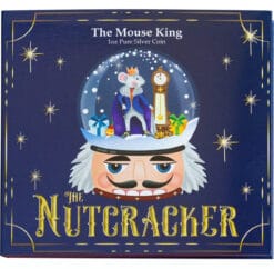 1 oz PAMP Suisse Silver Nutcracker Mouse King Colored Coin $2 in Gift Box