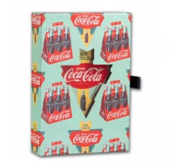 Pamp Coca Cola Colorized 1 oz.999 Silver Vintage Sign in OGP