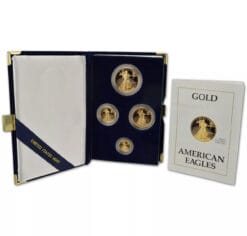 American Gold Eagle Proof Four Coin Set in OGP - Random Date