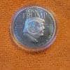 2021 45Th President Donald Trump Silver Plated EAGLE USA Flag Commemorative Coin