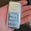 IGR 250 gram silver bar. 1/4 Kilo.