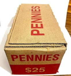 FED Sealed Bank Box of Pennies. Find Wheats-Errors and UNC.