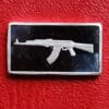 2.5 Grams .999 Silver Bar - Gun