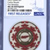 2023 Royal Casino CHIP .9999 Antiqued SILVER $1 loz COIN NGC MS70 James Bond 007