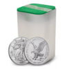 2024 1 oz American Silver Eagle Tube (20 Coins, BU)
