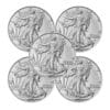 2025 1 oz American Silver Eagle Coin (BU - Lot of 5) PRESALE