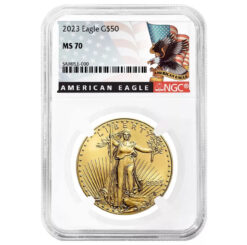 2023 $50 American Gold Eagle 1 oz NGC MS70 Black Label
