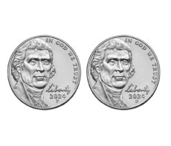 2024 Jefferson Nickel P & D Brilliant Uncirculated - 2 Pc Set