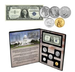 The U.S. Dollar Story - 6 pc Coin & Currency Collection