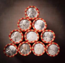 1909-1958 Wheat Cent Roll w/ Two 1943 Steel Cent Caps | ACTUALLY UNSEARCHED