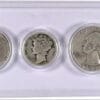 1940 Year Set 5 Coins Good Condition Collectible Gift Set