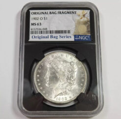 1902 0 NGC MS63 - ORIGINAL BAG SERIES - Silver Morgan Dollar $1 US Coin