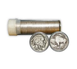 Vintage Buffalo Nickel - Circulated Roll of 40