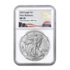 2025 Silver Eagle - In God We Trust Label - NGC MS70 First Releases