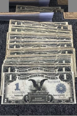 1899 $1 Dollar Silver Certificate Black Eagle