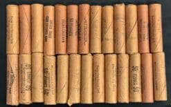 Lincoln Cent Bank Wrapped Roll of 50