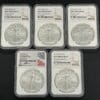 Silver Eagle Error Grab Bag - NGC MS69